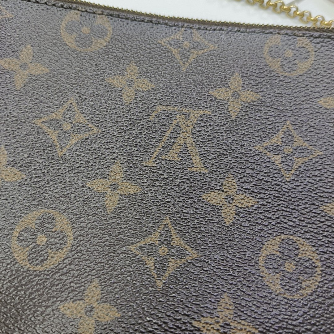 EVA Monogram Coated Canvas Brown