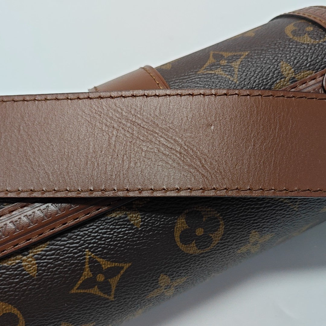 PAPILLON 19 Monogram Coated Canvas Brown