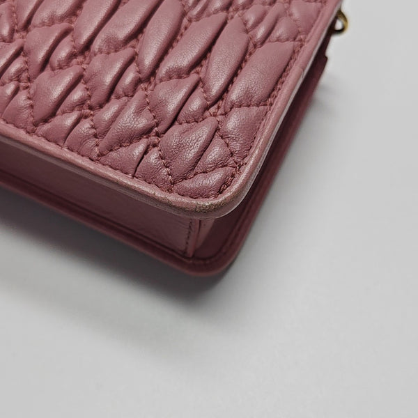 Crystal Mini Lambskin Pink