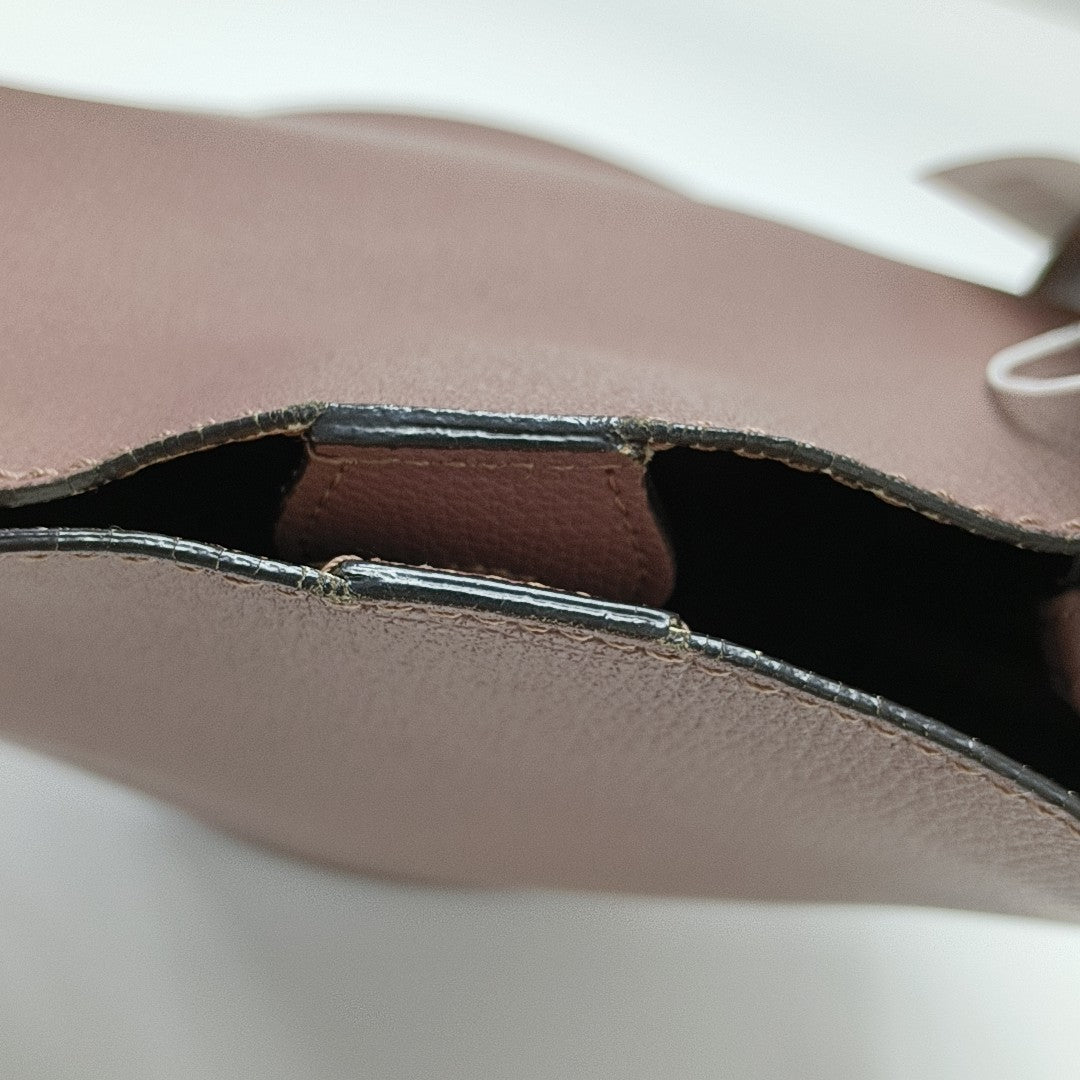 Calfskin Bucket Bag Beige