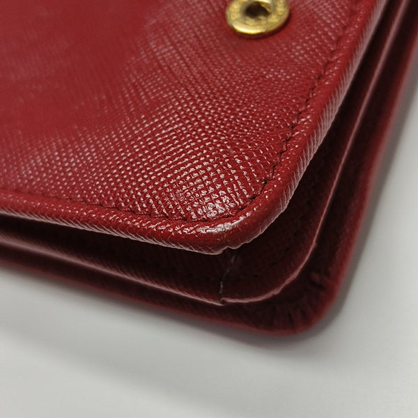 Saffiano Calfskin Crossbody Bag Red