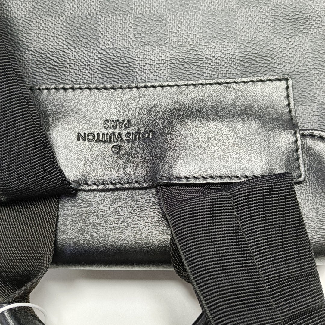 UTILITY Damier Graphite Coated Canvas Gray