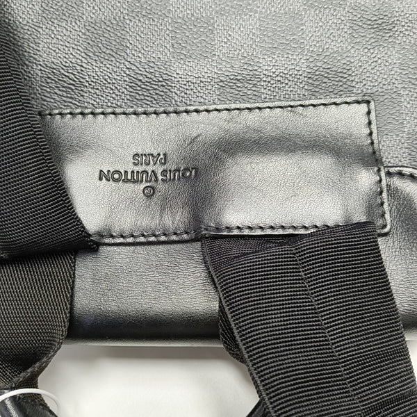 UTILITY Damier Graphite Coated Canvas Gray