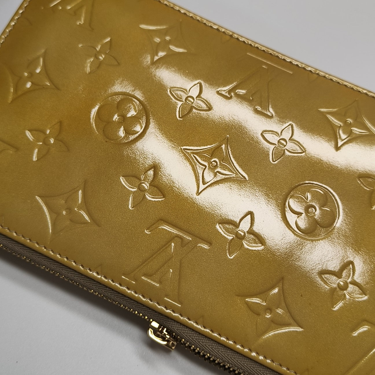 LEXINGTON Monogram Patent Leather Yellow