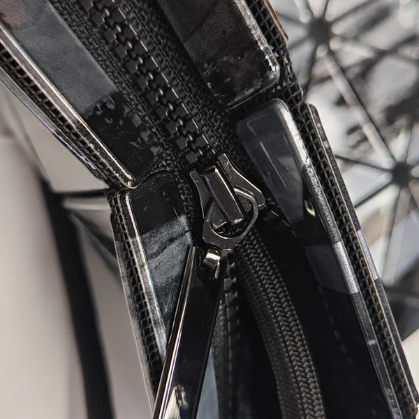 Special Material Shoulder Bag Gray