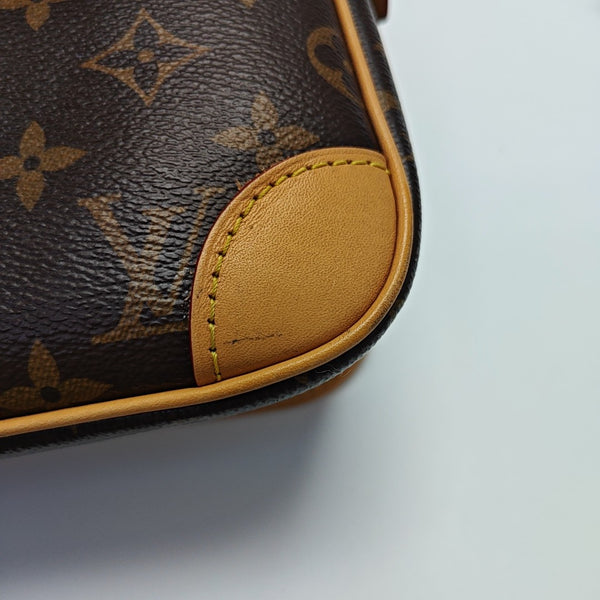 DIANE Monogram Coated Canvas Brown