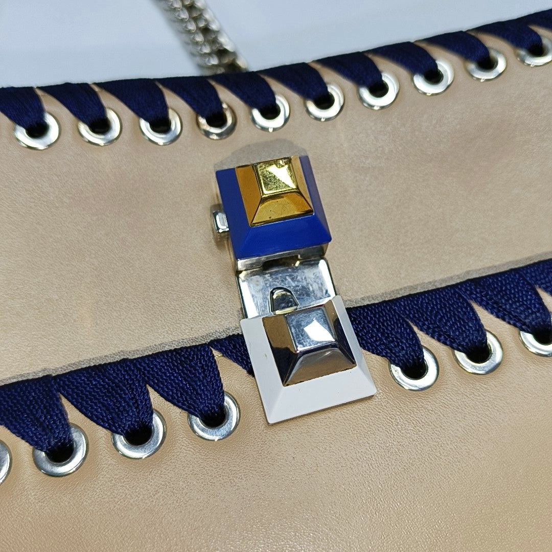 Authenticated pre-owned  Kan I Small Calfskin Beige - Shoulder Bag at Looply