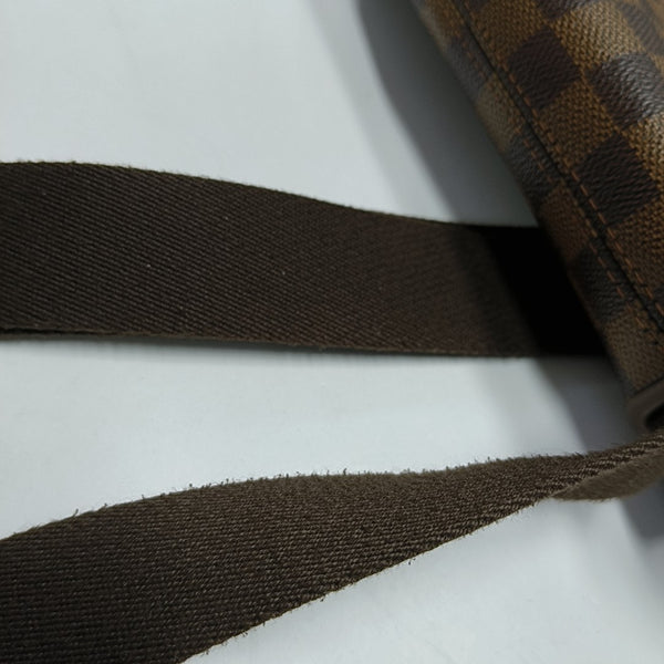 BROOKLYN Damier Ebene Coated Canvas Brown