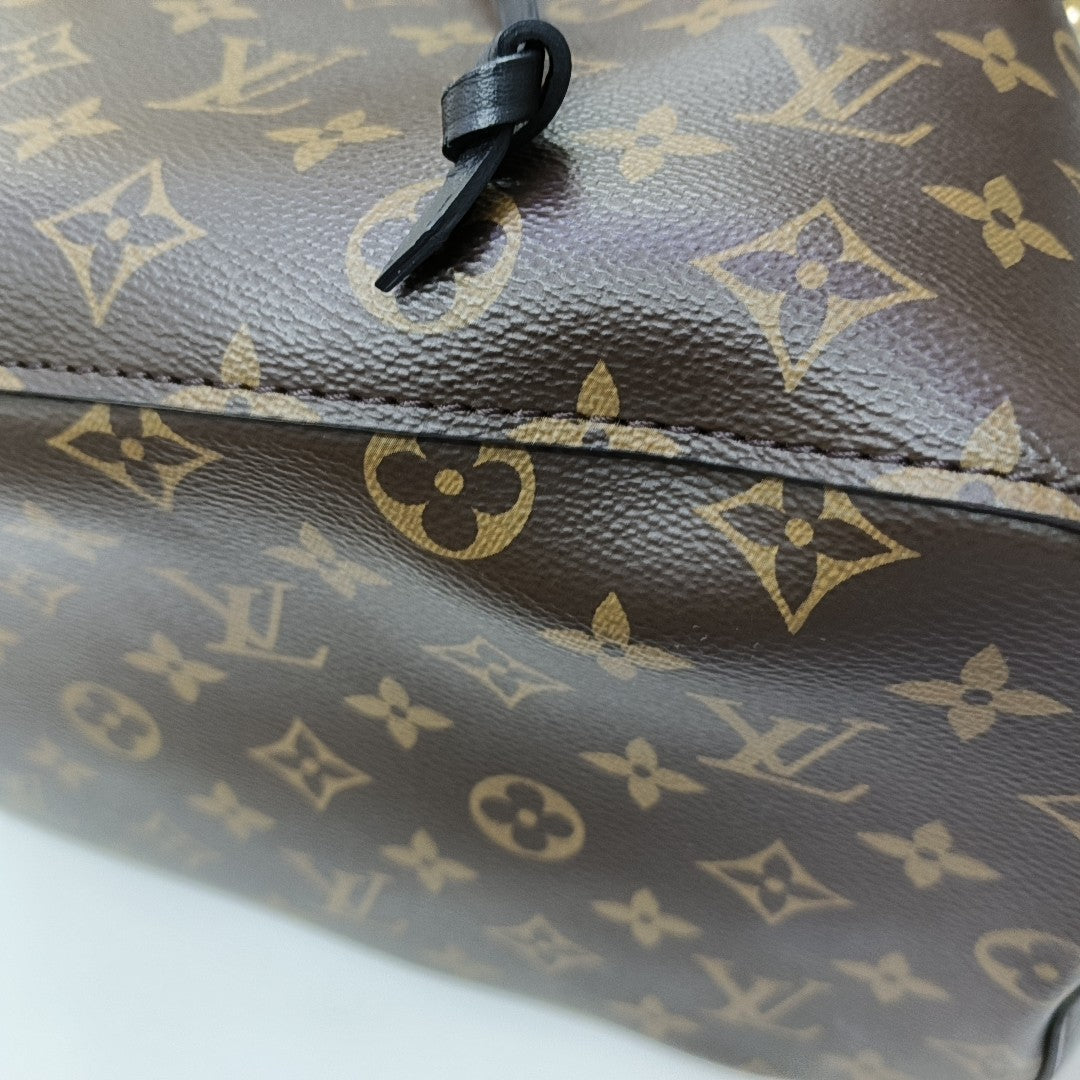 NÉONOÉ MM Monogram Coated Canvas Brown