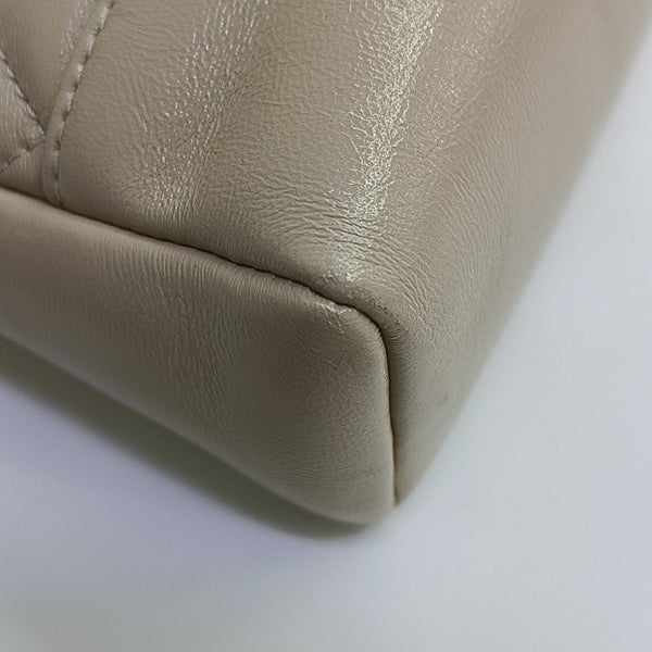CHANEL 31 Mini Quilted Lambskin Beige