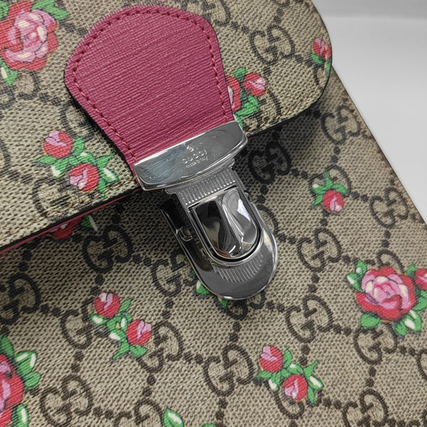 Monogram Coated Canvas Backpack Beige