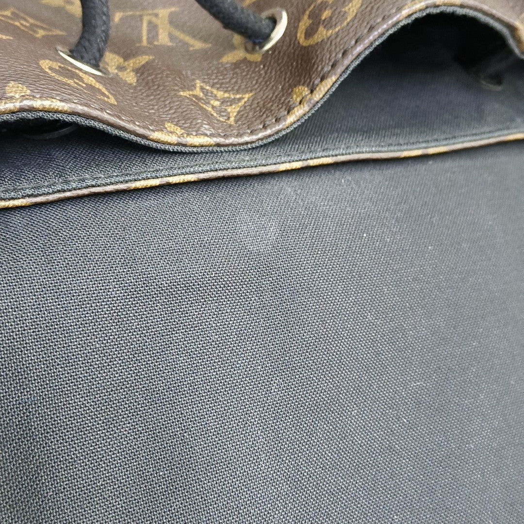 CHRISTOPHER MM Monogram Coated Canvas Brown