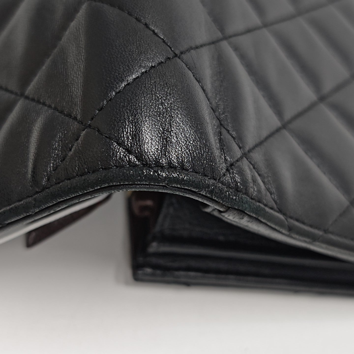 Quilted Lambskin Wallet Black