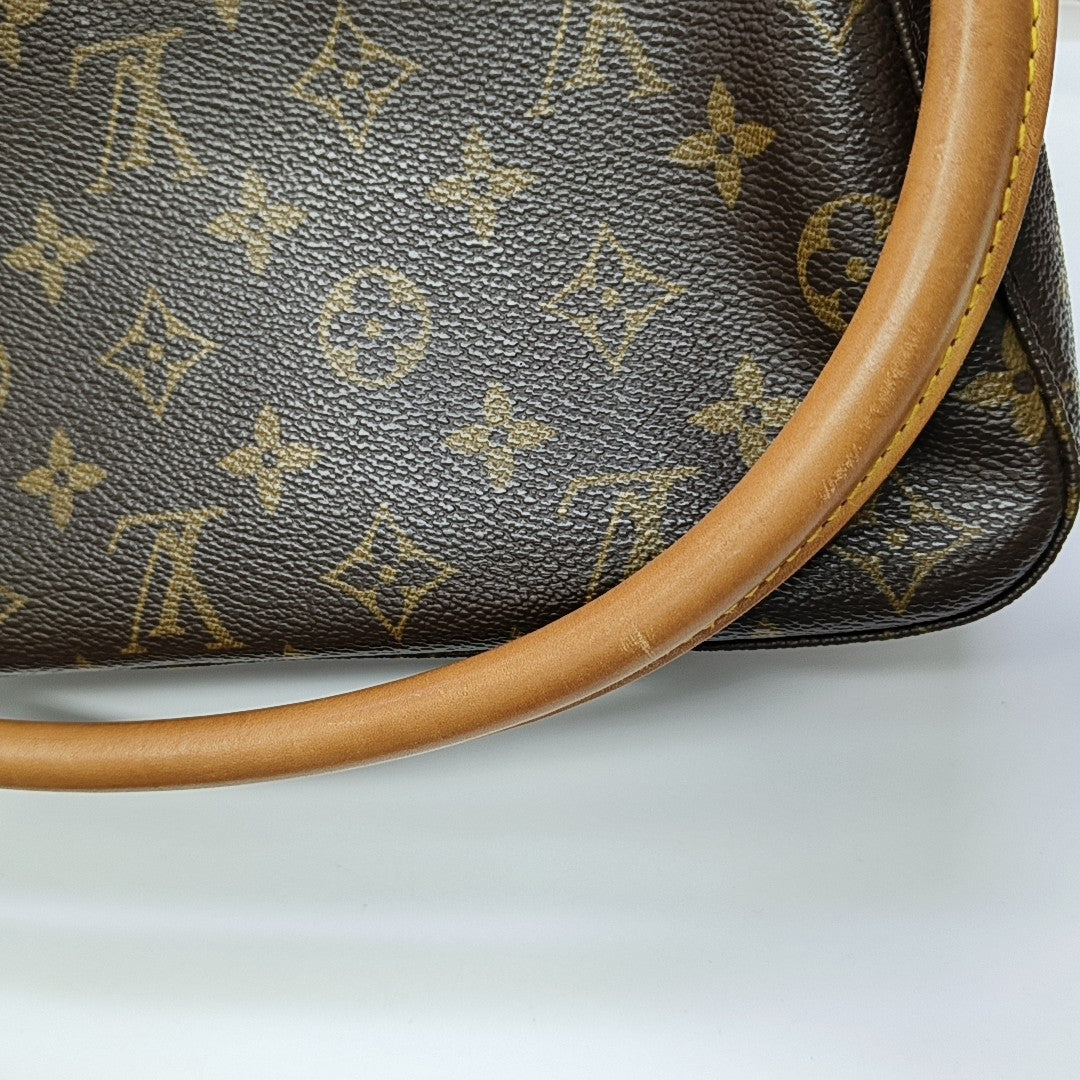 LOOPING PM Monogram Coated Canvas Brown