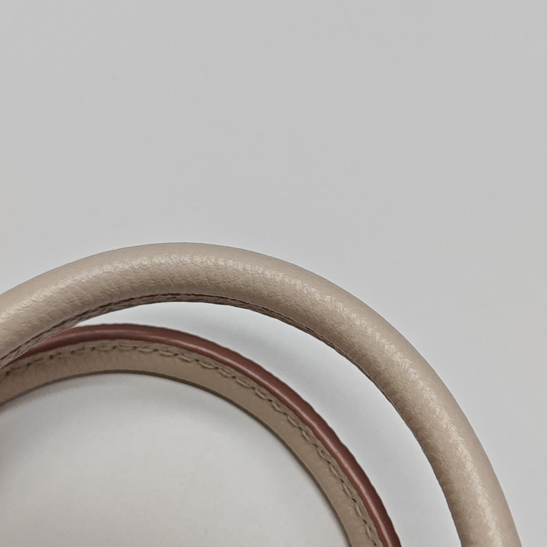 ONTHEGO PM Monogram Calfskin Beige
