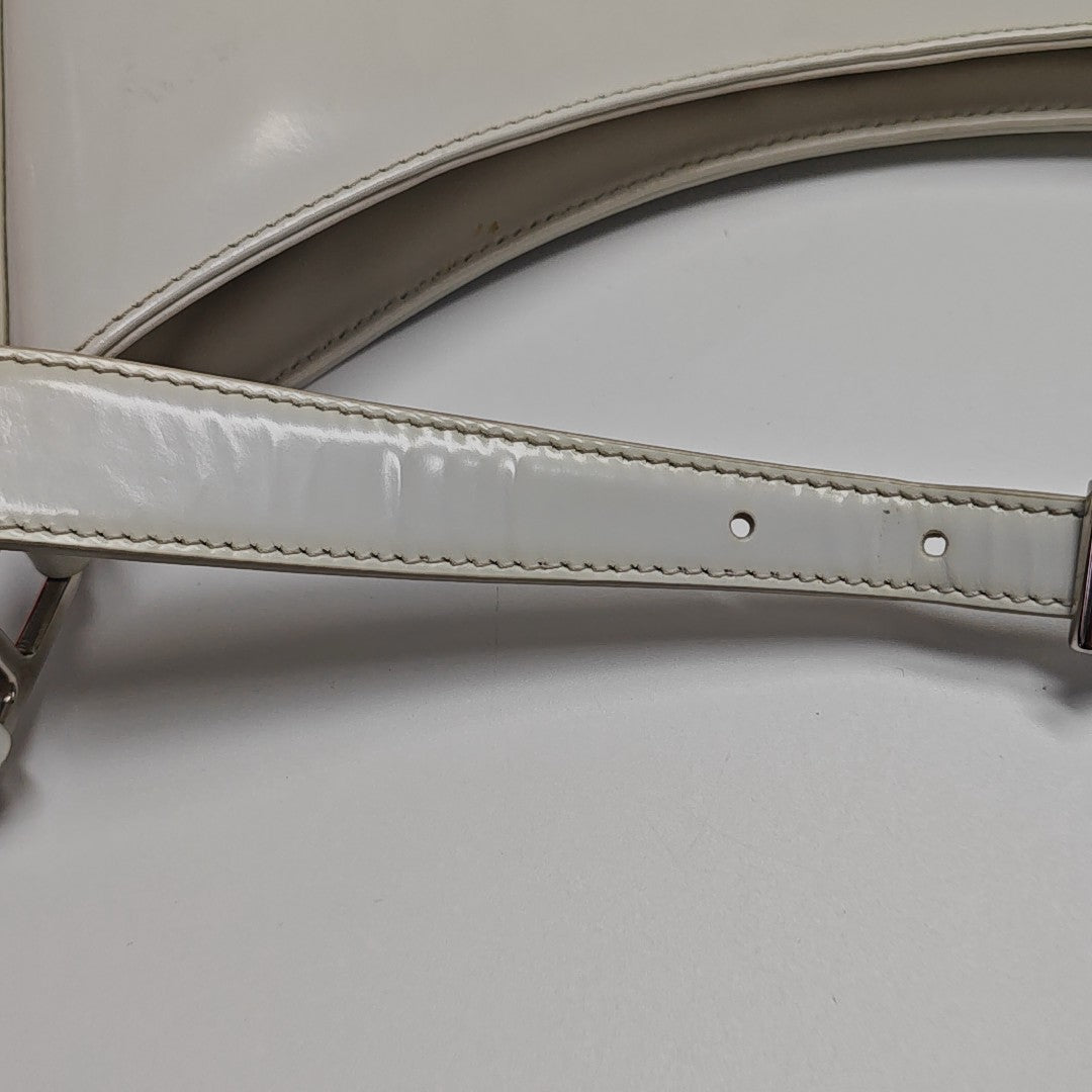 Cleo Medium Calfskin White