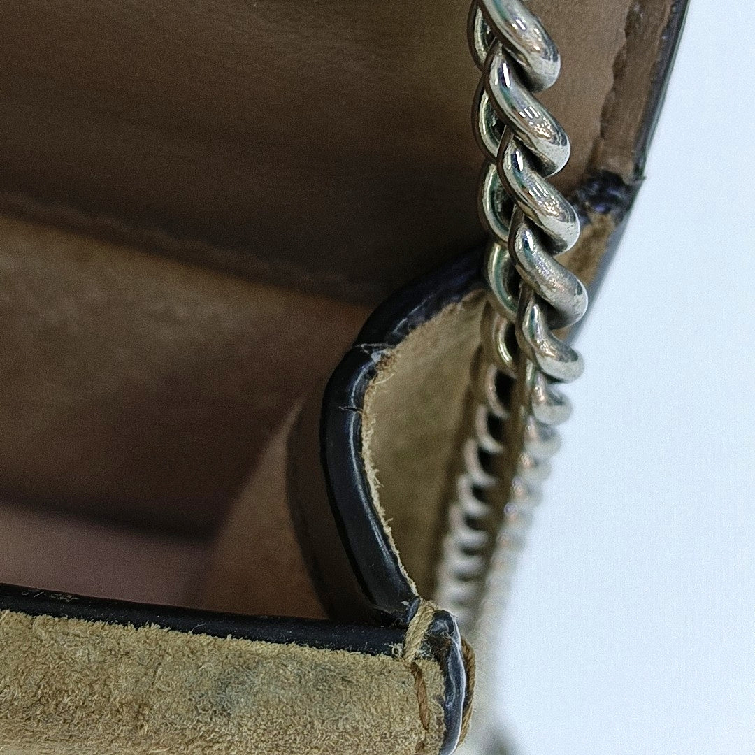 Dionysus Super Mini Monogram Coated Canvas Beige