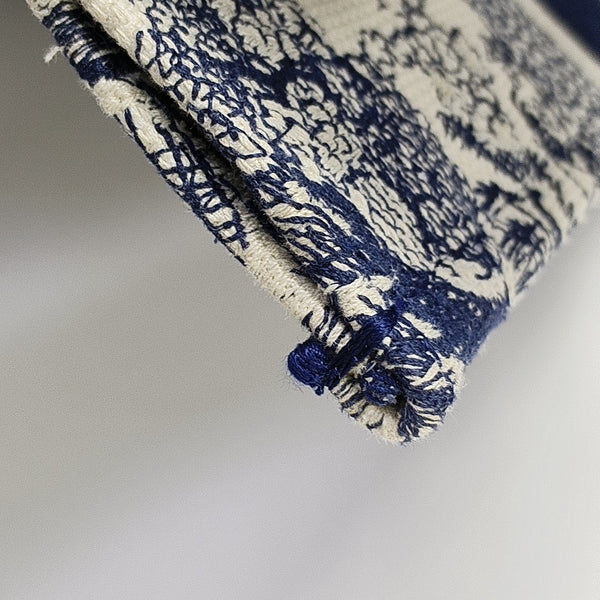 Book Tote Medium Canvas Blue