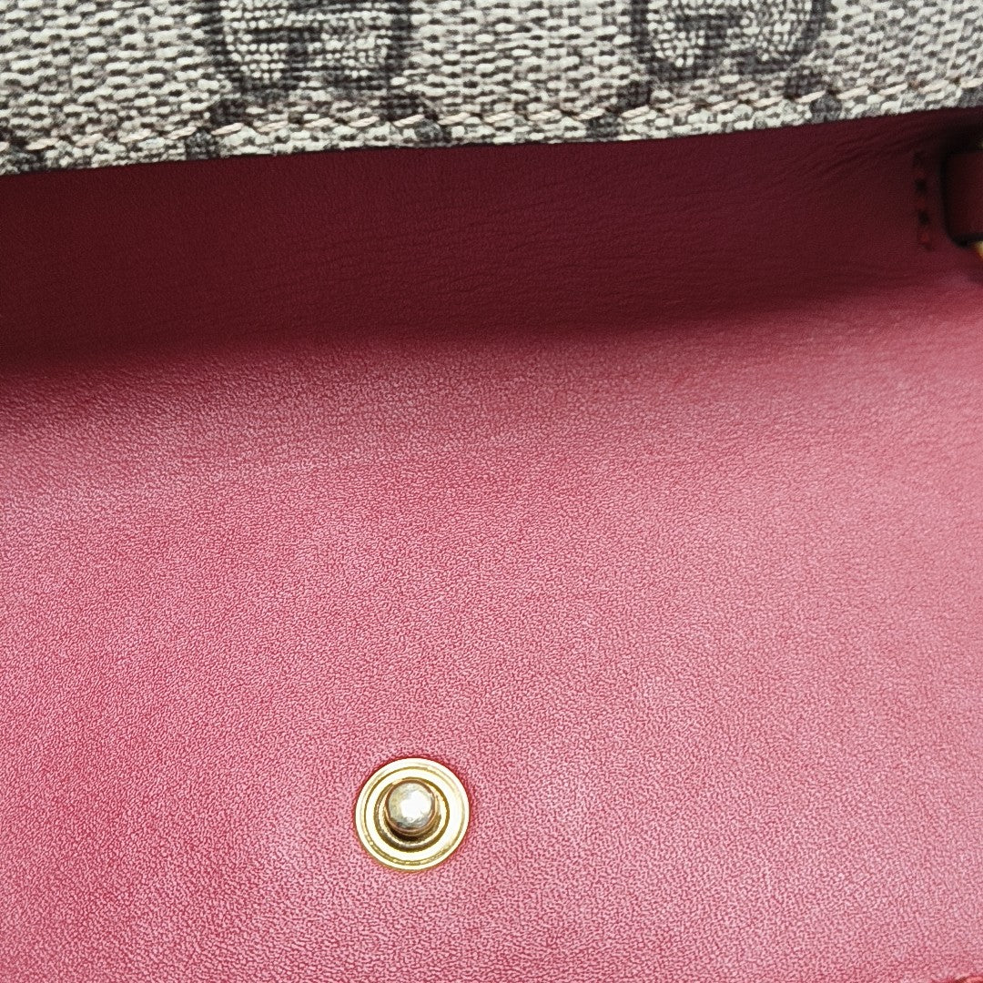 GG Supreme Mini Monogram Coated Canvas Beige