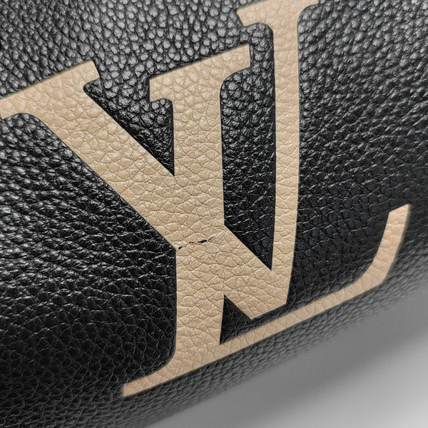 PAPILLON BB Monogram Calfskin Black