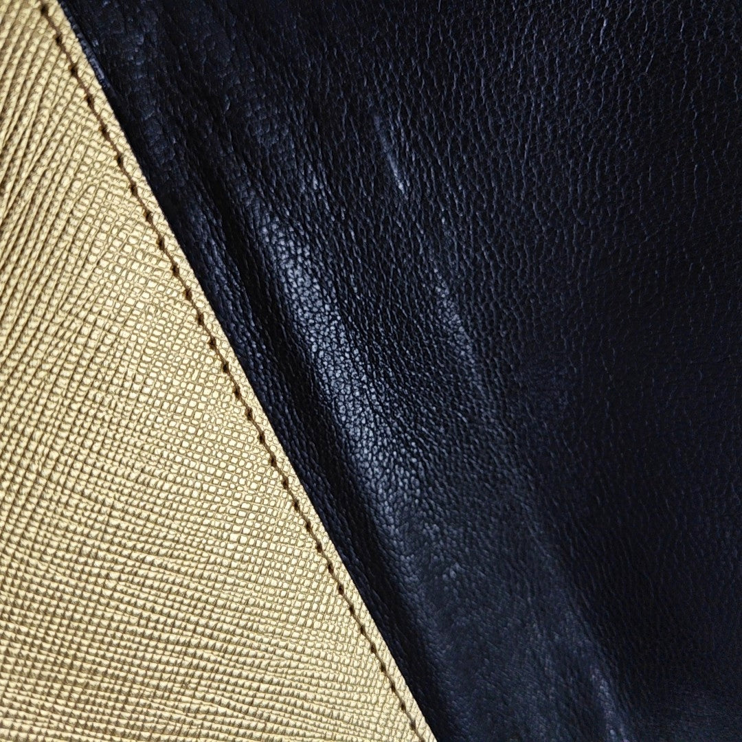 Sound Bag Saffiano Calfskin Gold