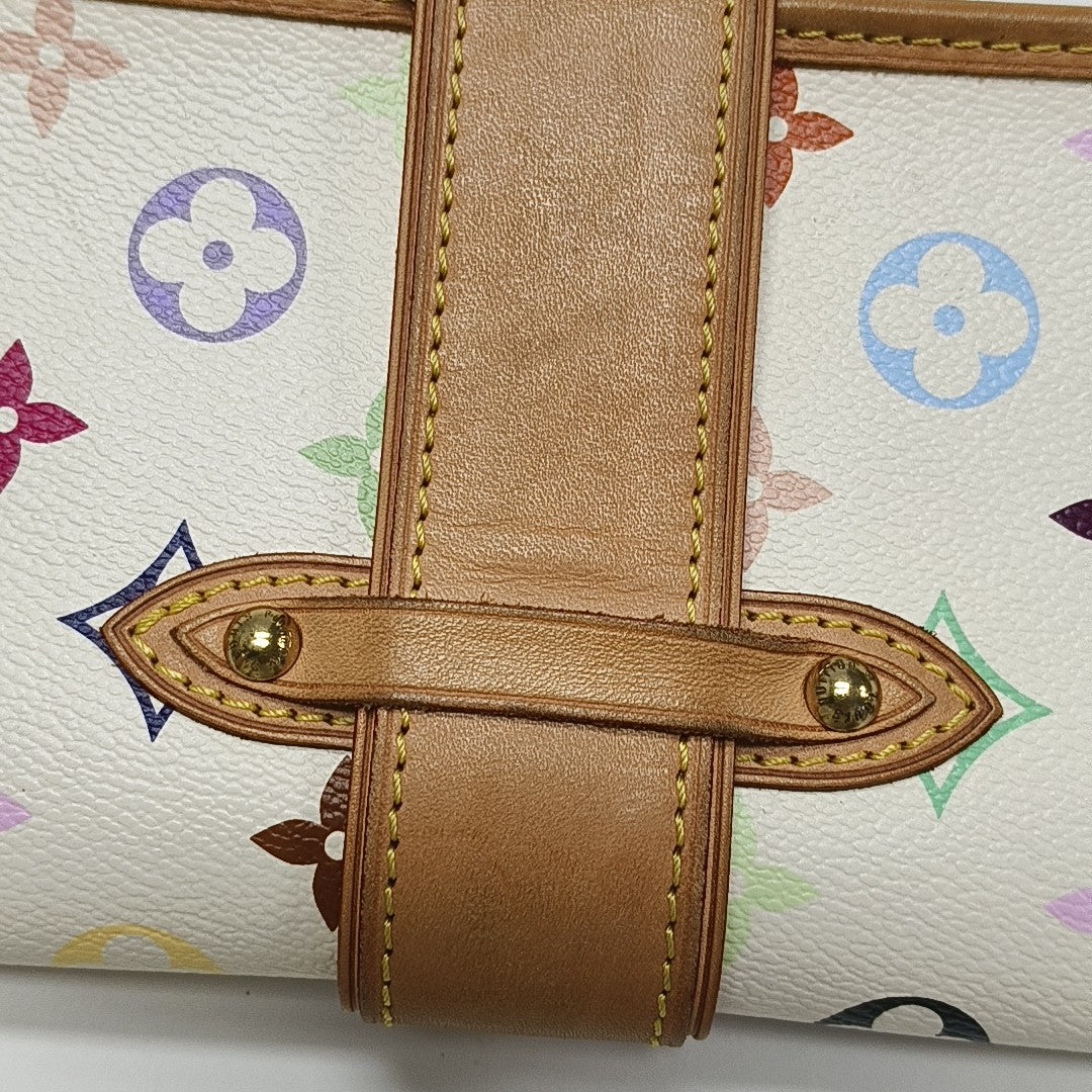 LV × TM SHIRLEY Monogram Coated Canvas White