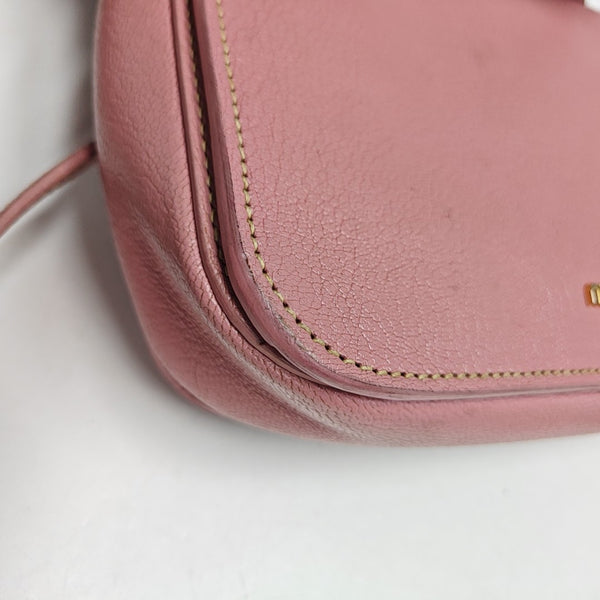 Calfskin Shoulder Bag Pink