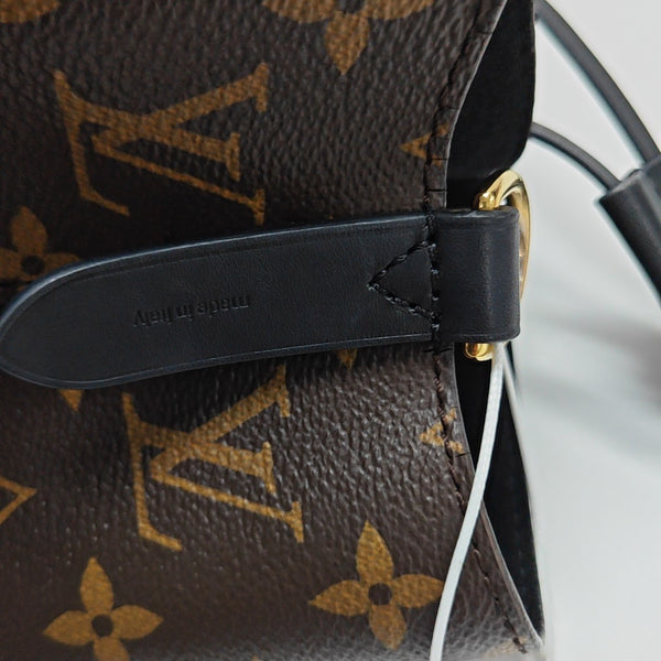 NÉONOÉ MM Monogram Coated Canvas Brown