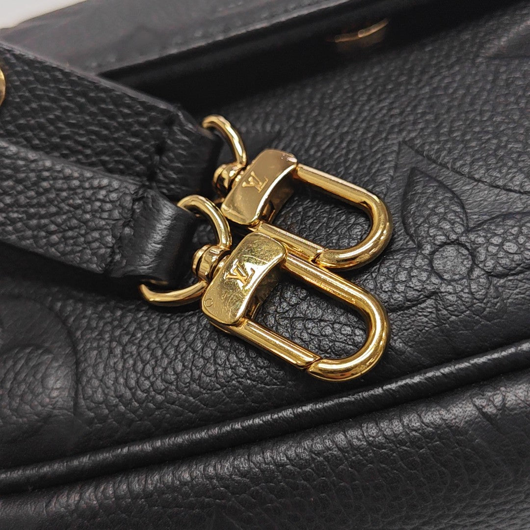 IVY Monogram Calfskin Black