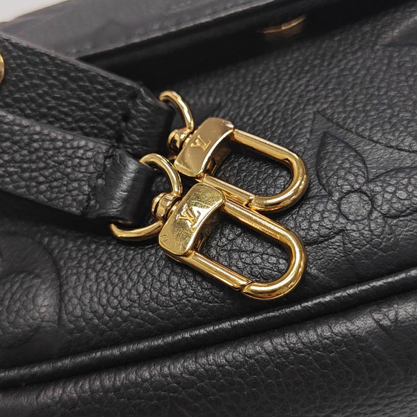 IVY Monogram Calfskin Black