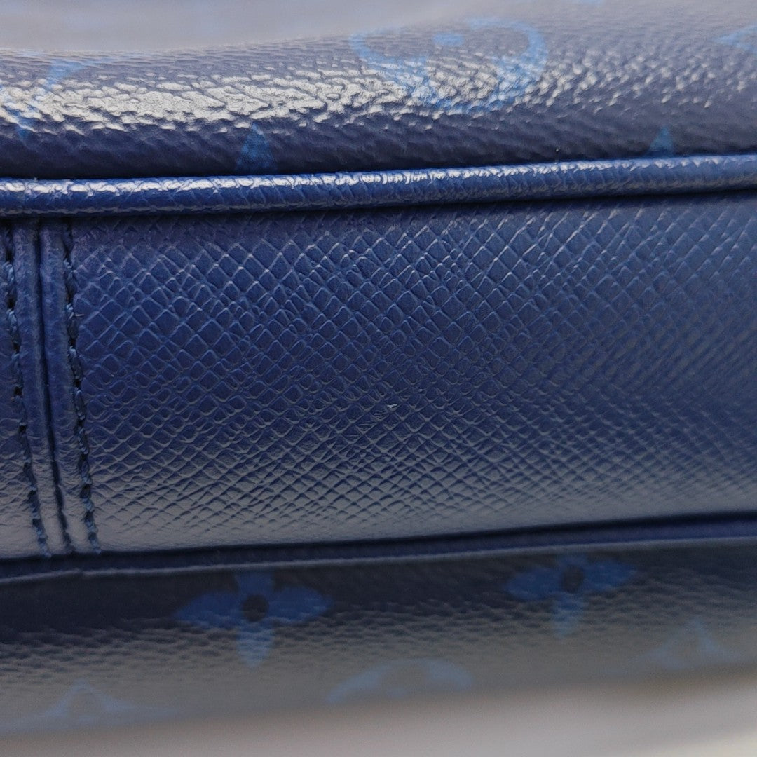 OUTDOOR PM Monogram Coated Canvas Blue