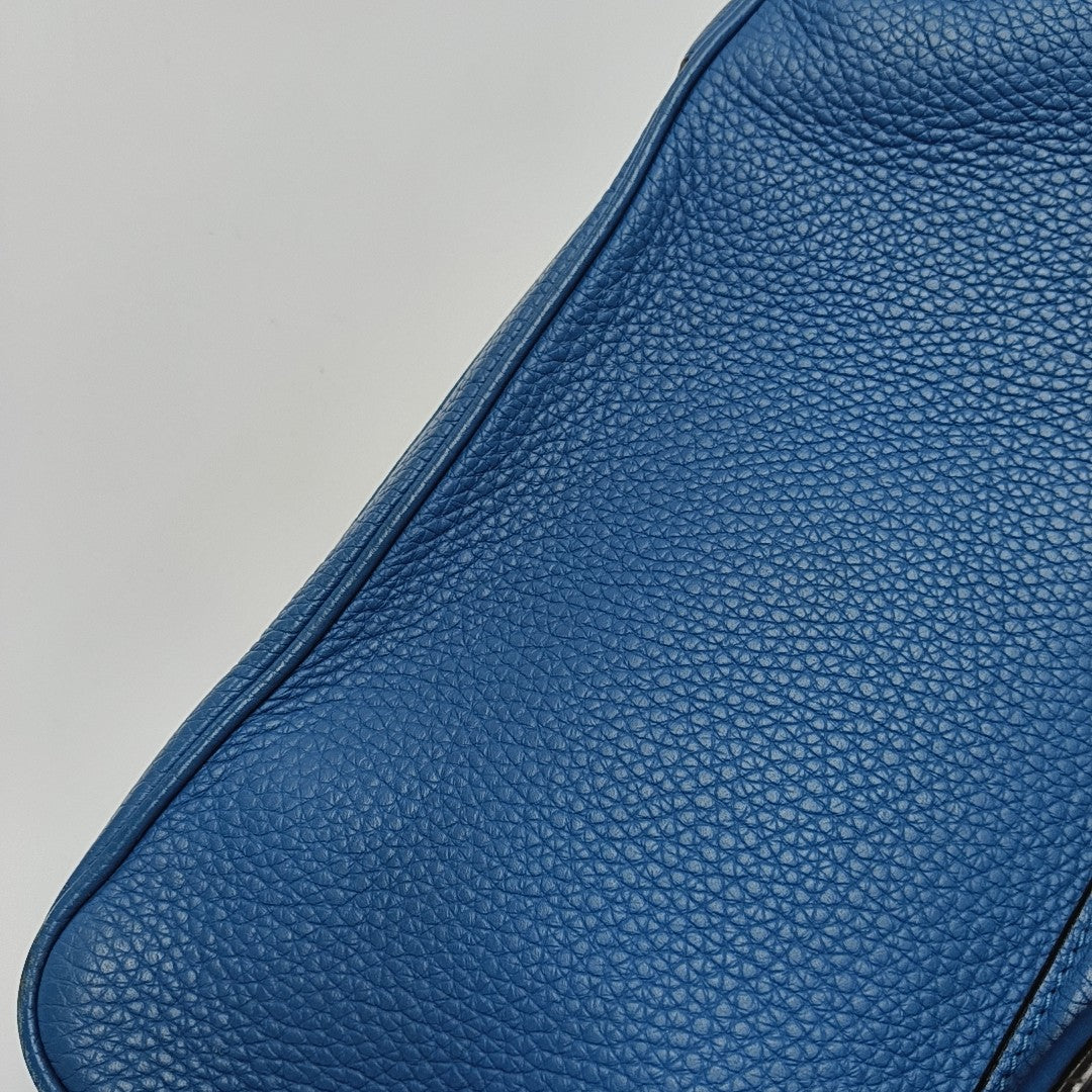 PORTE-DOCUMENTS Calfskin Blue