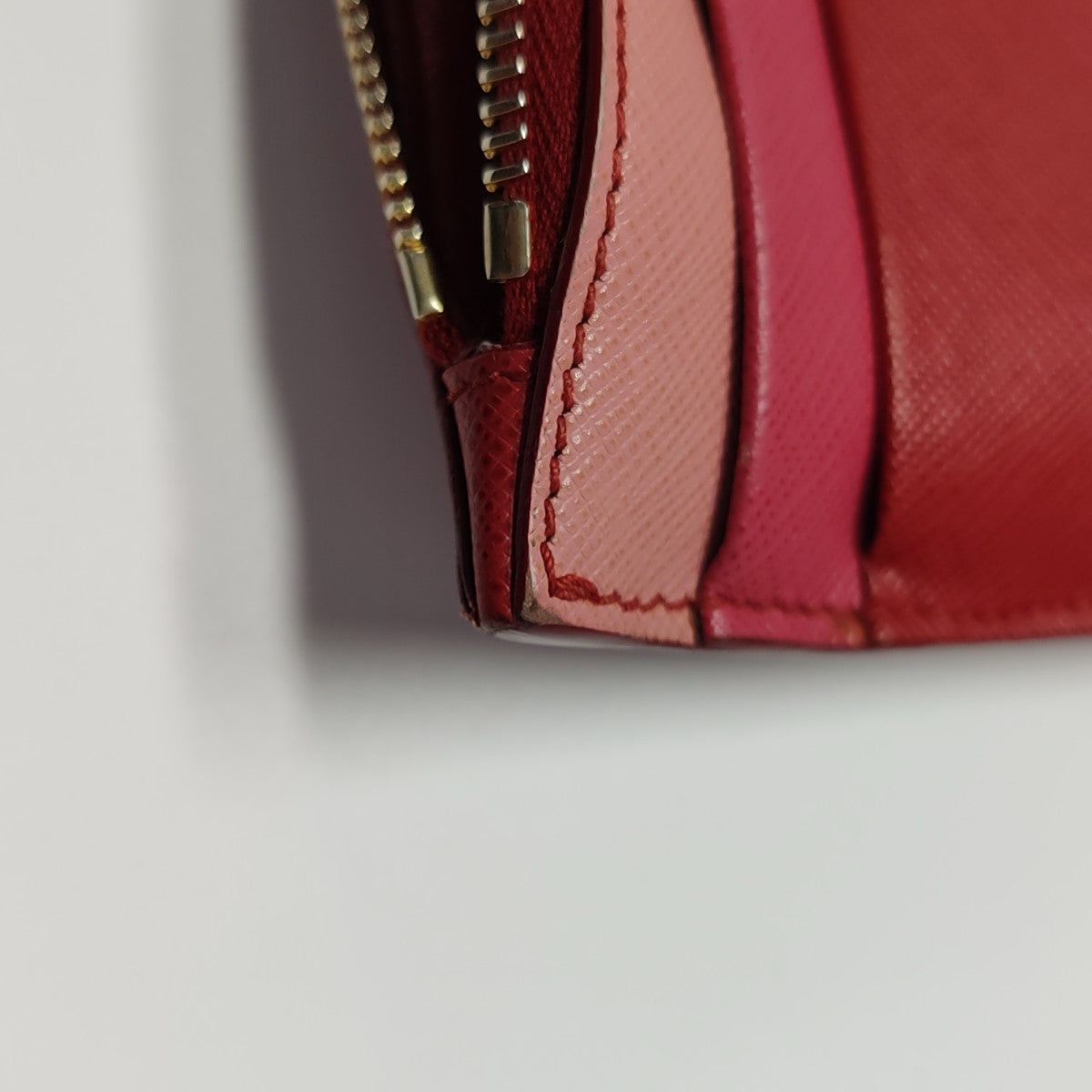Calfskin Clutch Red