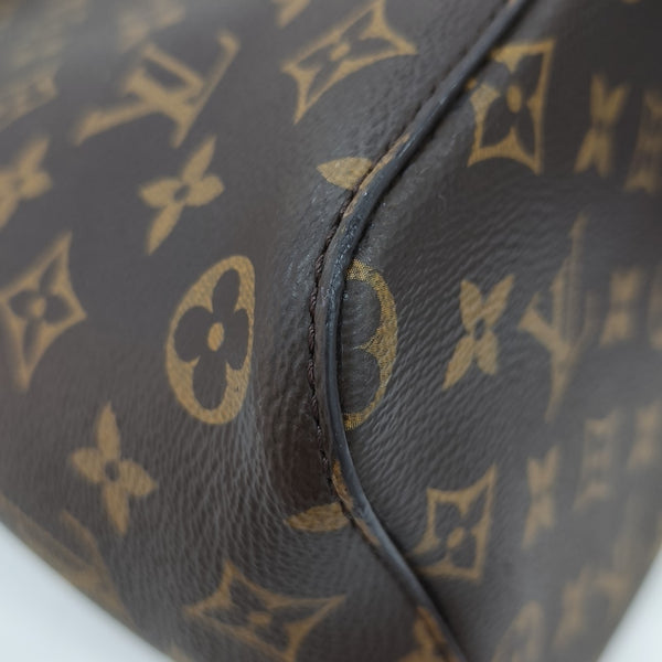 NÉONOÉ MM Monogram Coated Canvas Brown
