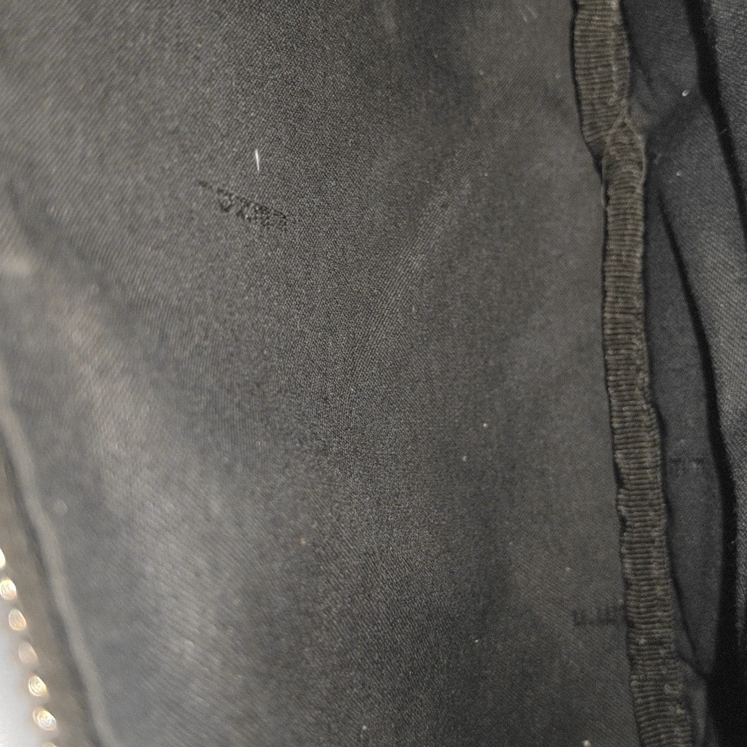 Coated Canvas Belt Bag Gray