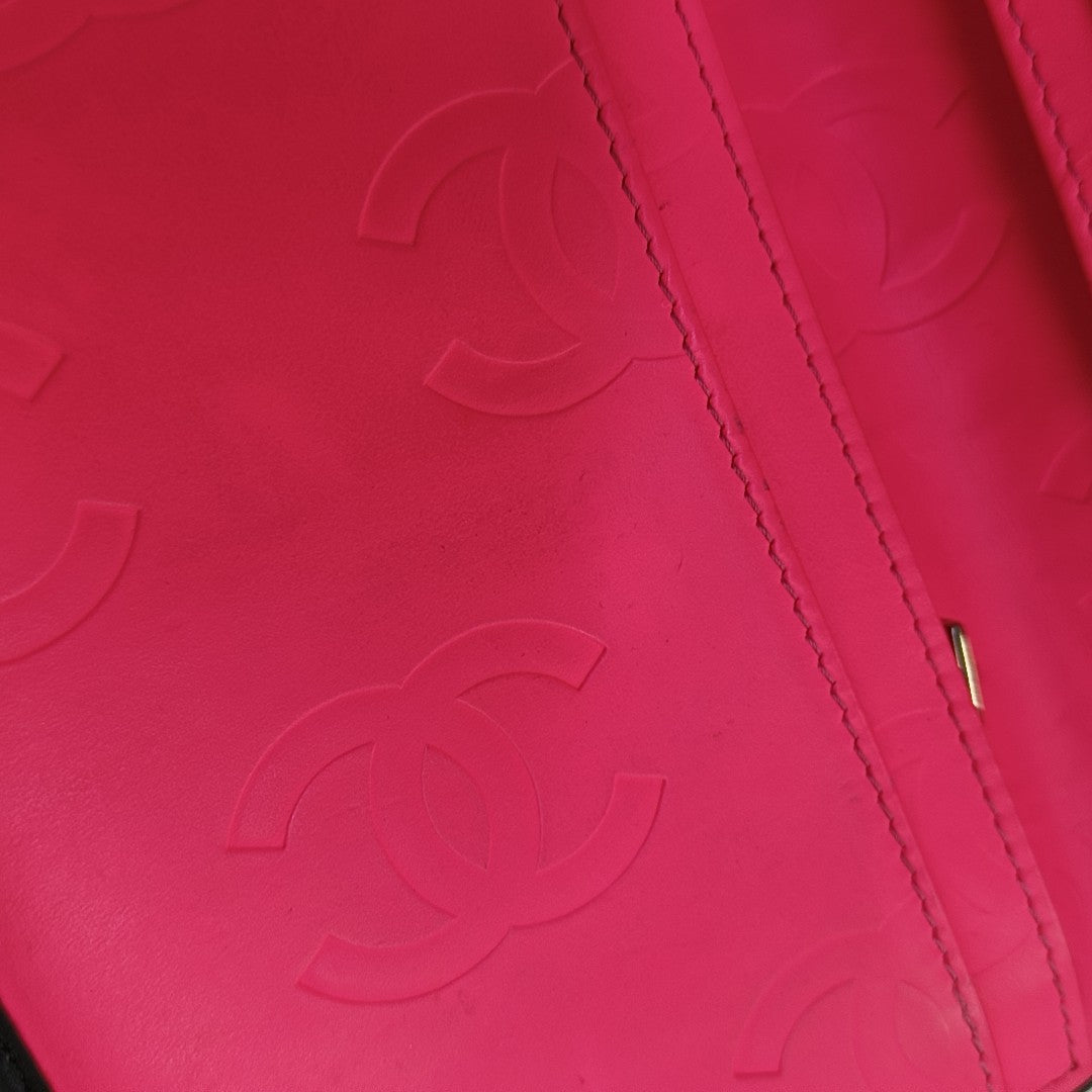 CAMBON Quilted Calfskin Black Wallet