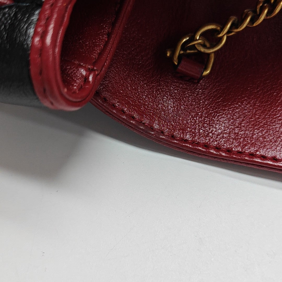 GG Marmont Super Mini Quilted Calfskin Black