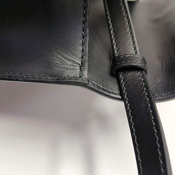 Authenticated pre-owned  Sylvie Mini Calfskin Black - Shoulder Bag at Looply