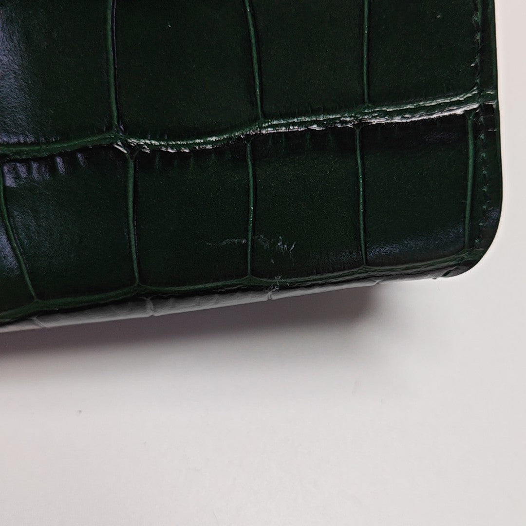 Cash Calfskin Green Wallet