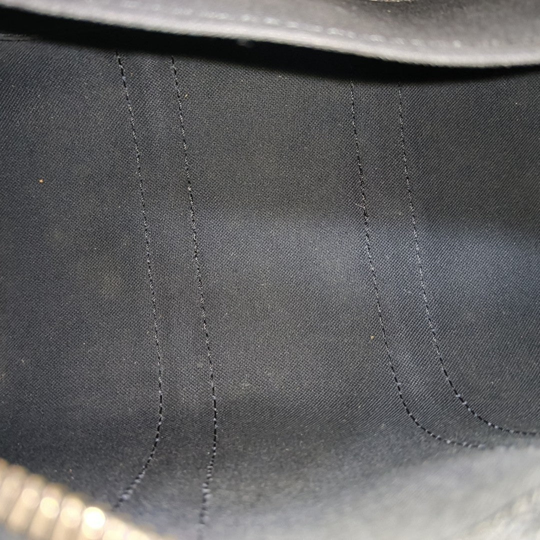 KEEPALL 25 Monogram Coated Canvas Black
