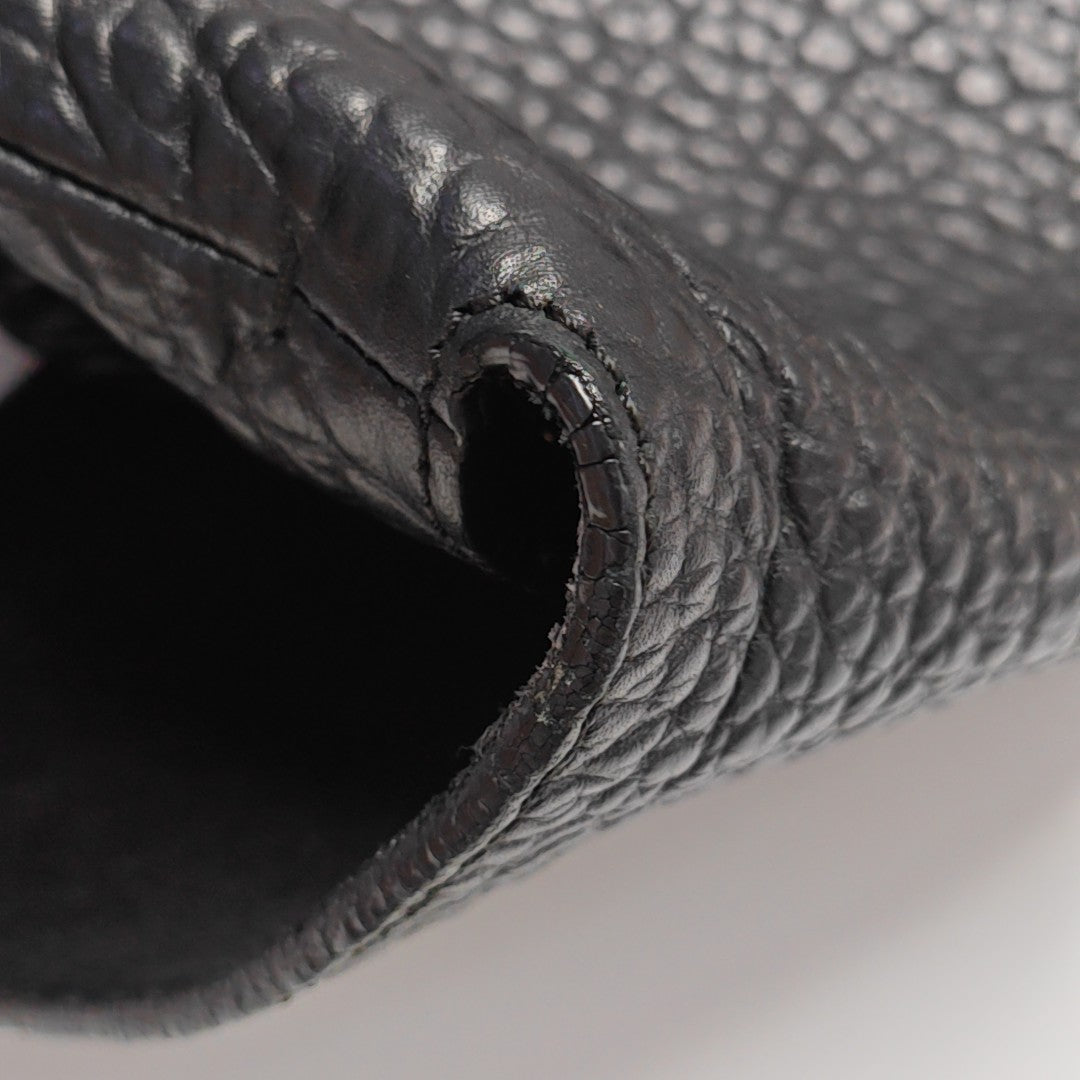 Langley Calfskin Black