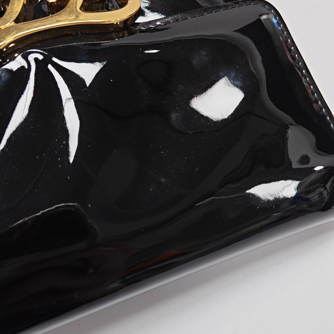 Karligraphy Patent Leather Black