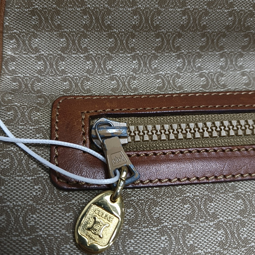 MACADAM CLUTCHES Coated Canvas Beige