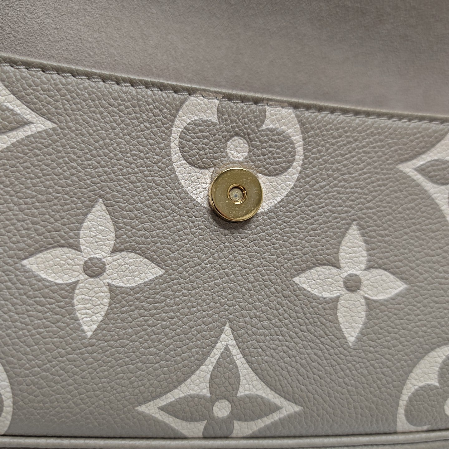 IVY Monogram Calfskin Gray