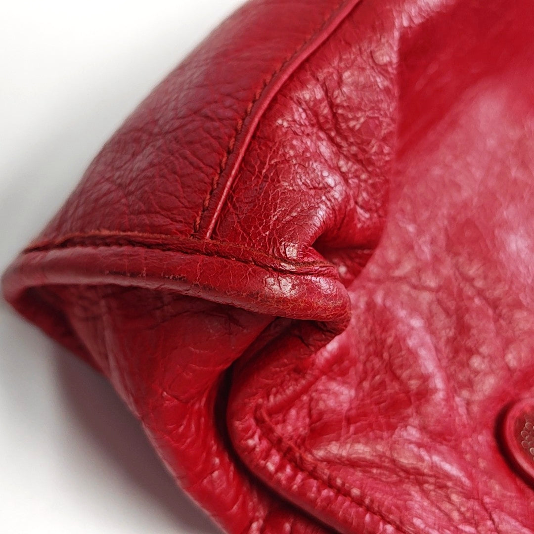 Authenticated pre-owned  Classic City Mini Lambskin Red - Shoulder Bag at Looply