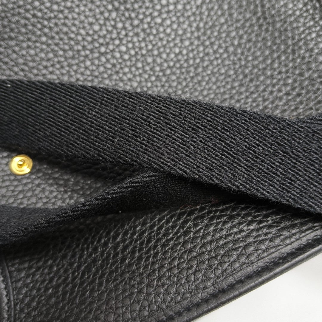 Authenticated pre-owned  Evelyne TPM Clemence Black - Shoulder Bag at Looply