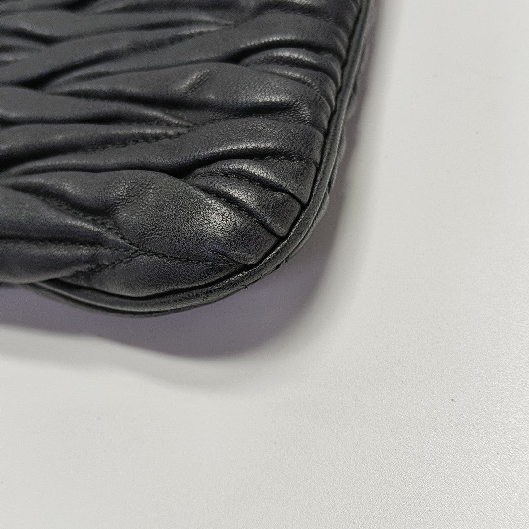 Lambskin Clutch Black