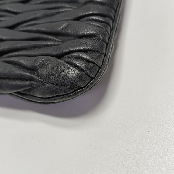 Lambskin Clutch Black
