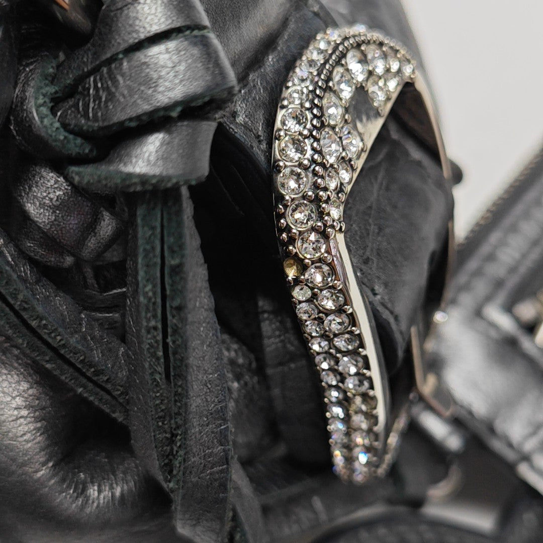 Le Cagole S Lambskin Gray