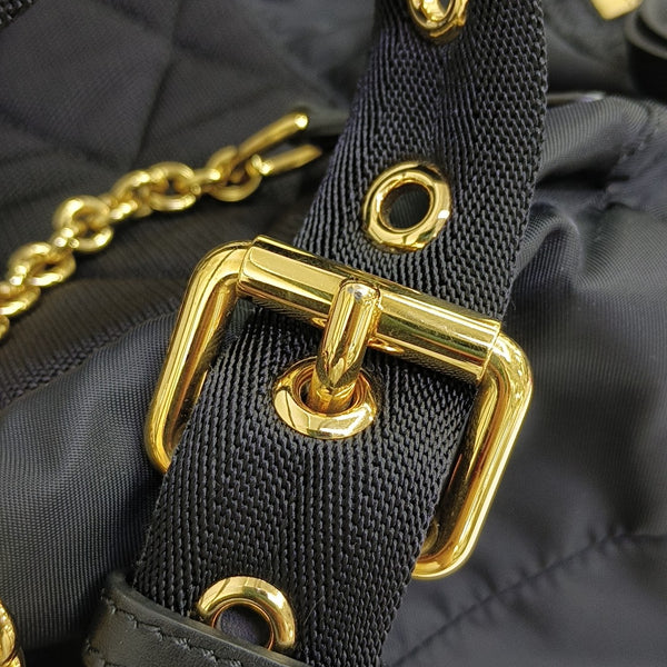 The Rucksack Medium Nylon Black